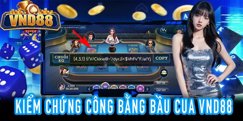 Hệ thống MD5 minh bạch của Bầu Cua VND88 giúp kiểm chứng công bằng