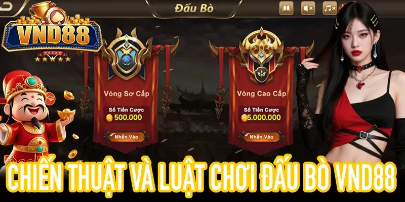 Hướng dẫn luật chơi và chiến thuật Đấu Bò VND88 minh bạch