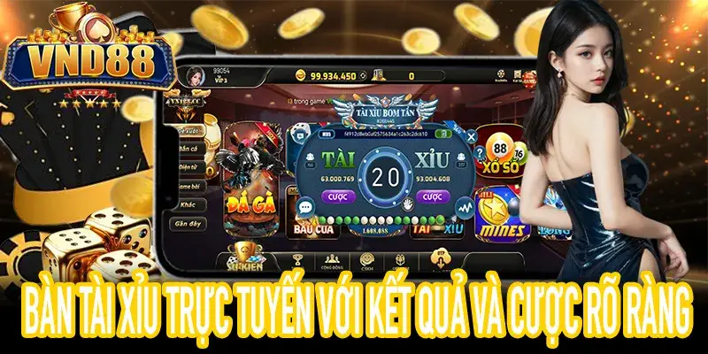 Minh họa Luật chơi Tài Xỉu qua một ván cược thực tế