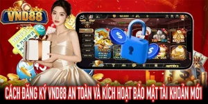 Hướng dẫn người chơi đăng ký VND88 và thiết lập mã PIN rút tiền.